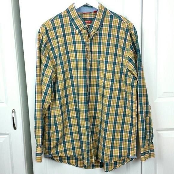 Izod Button Down shirt,  sz L - Picture 1 of 3